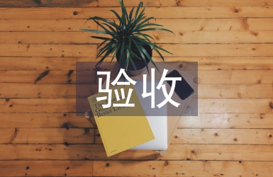 驗收工作總結