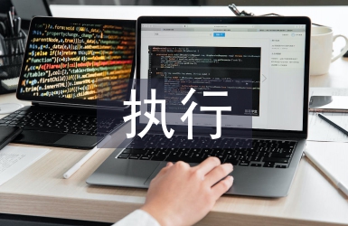 執行局副局長述職報告